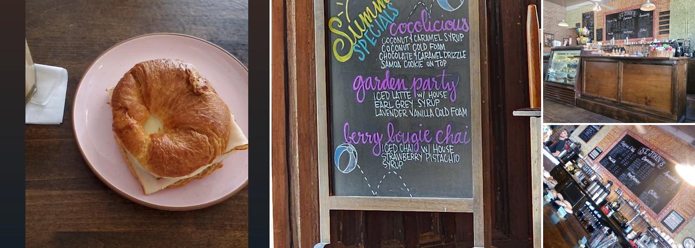 St John's Coffeehouse Menu