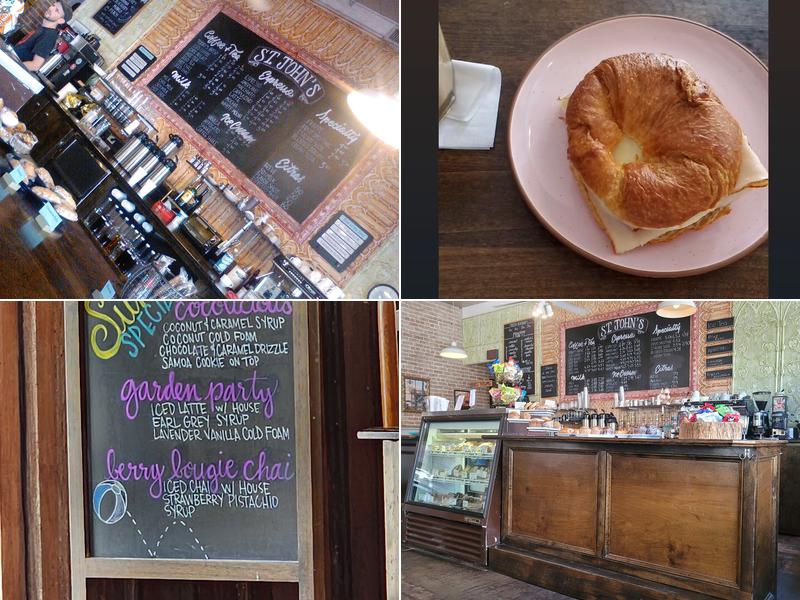 St John's Coffeehouse Menu