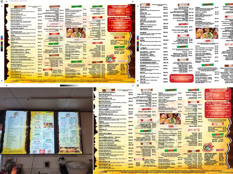 El Burrito Mexicano Real #2 Menu