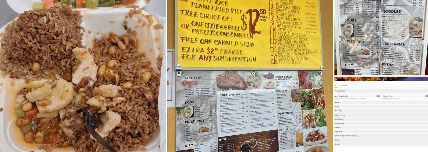 Wing Ho Chop Suey Menu