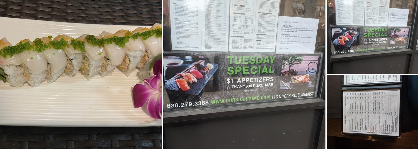 SUSHI TIME Menu