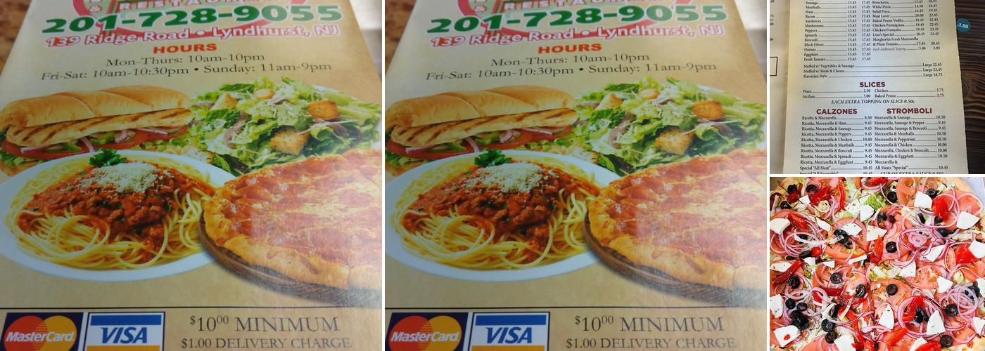Pizza Lino Menu