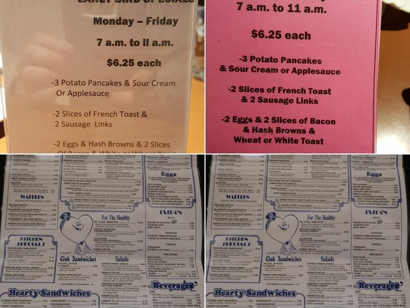 Our Kitchen Restaurant Menu