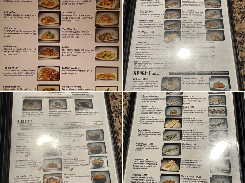 Cafe RawZ of West Monroe Menu