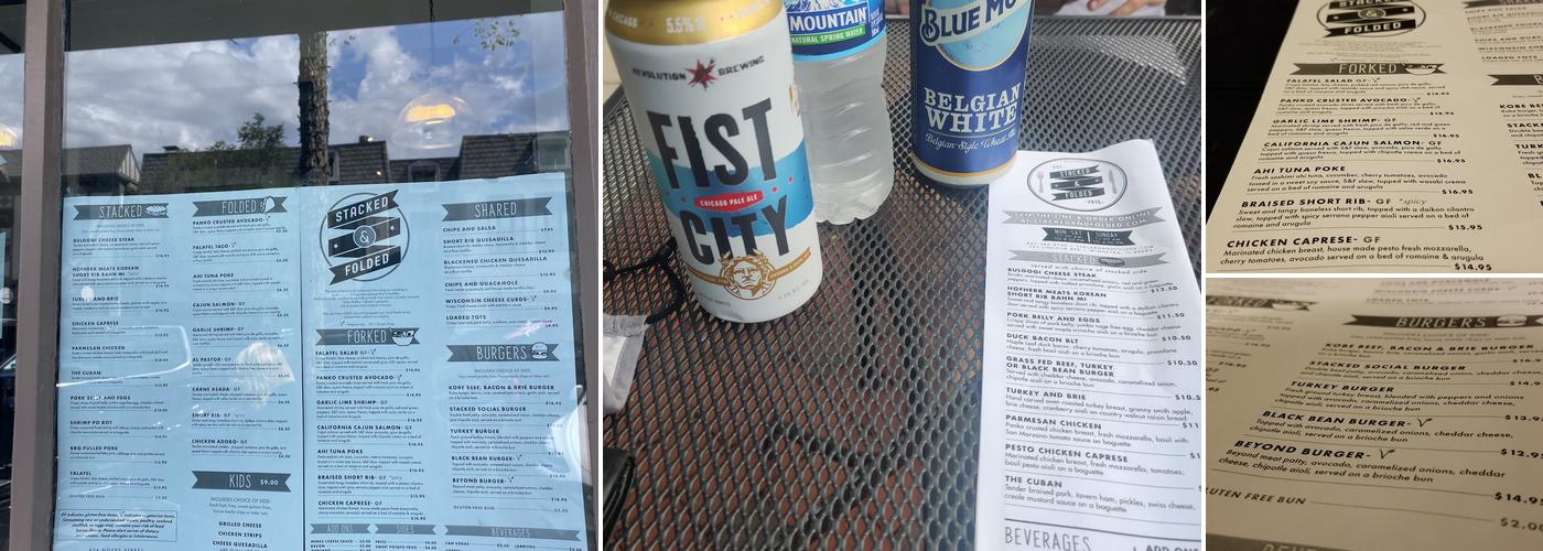 Stacked & Folded Winnetka Menu