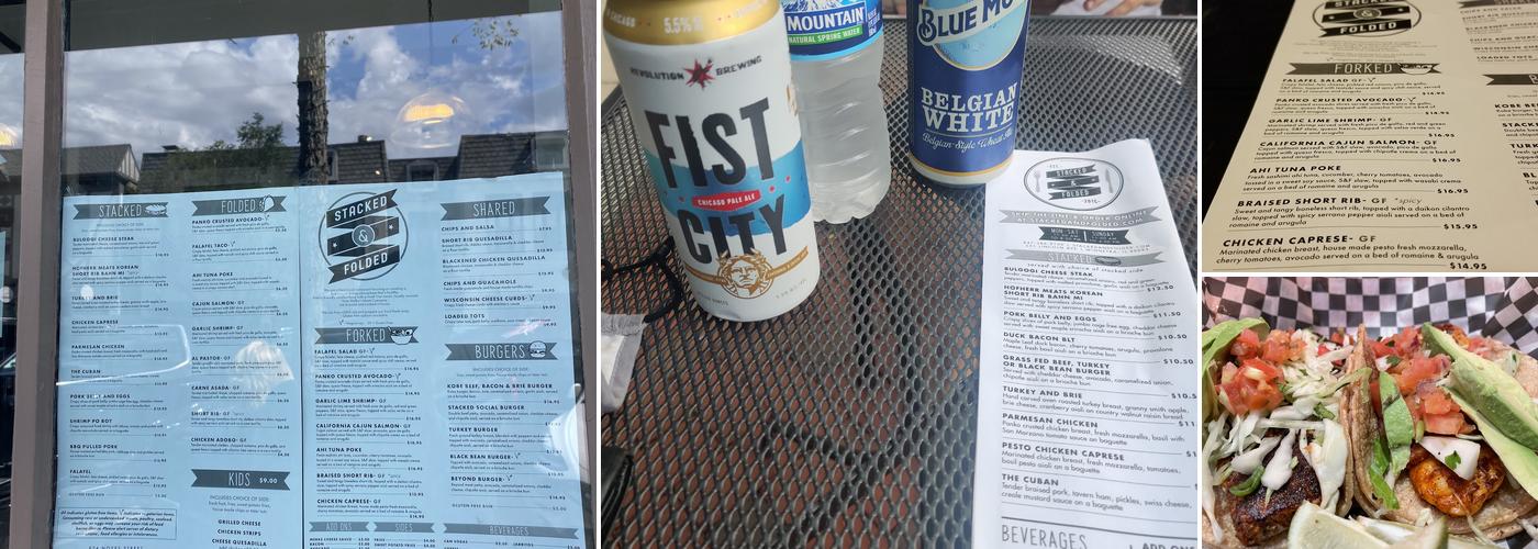 Stacked & Folded Winnetka Menu