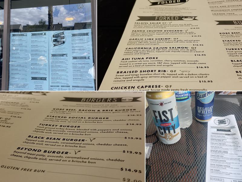 Stacked & Folded Winnetka Menu