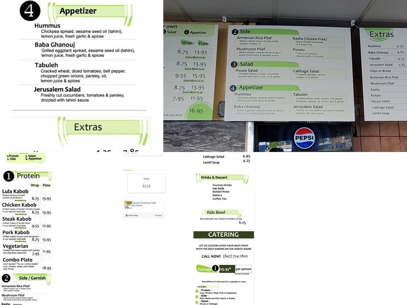 Siunik Armenian Grill Menu