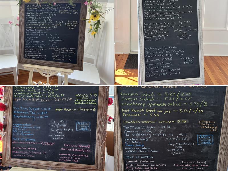 Hazel's Tea Parlor Menu