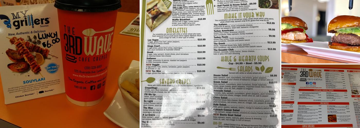 The 3rd Wave Cafe Menu