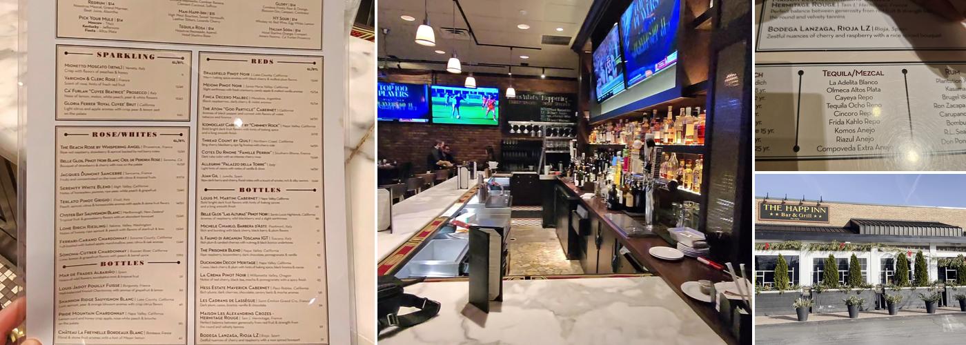 The Happ Inn Bar & Grill Menu