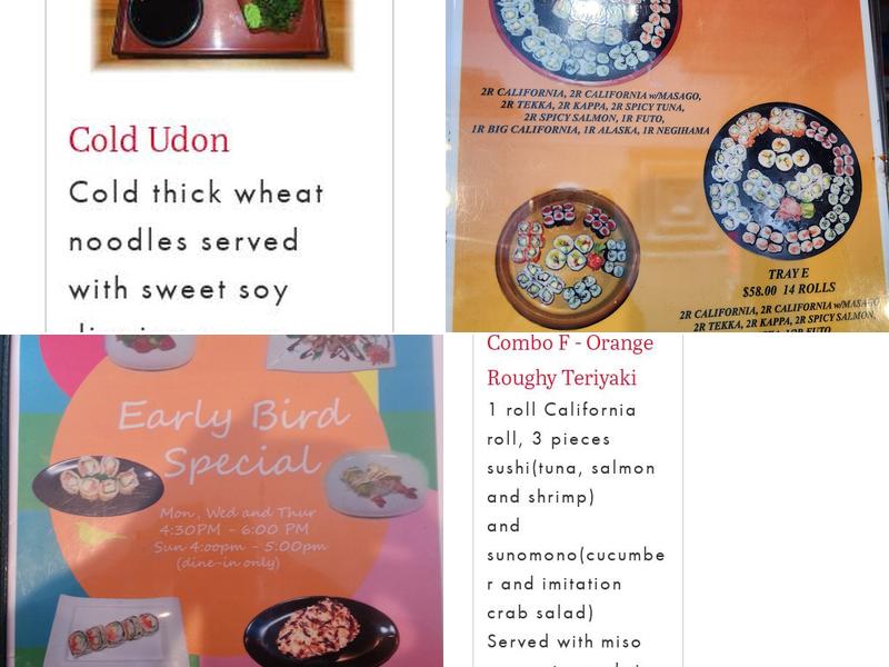 Akai Hana Restaurant Menu