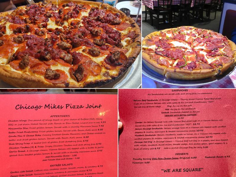 Chicago Mike's Pizza Menu