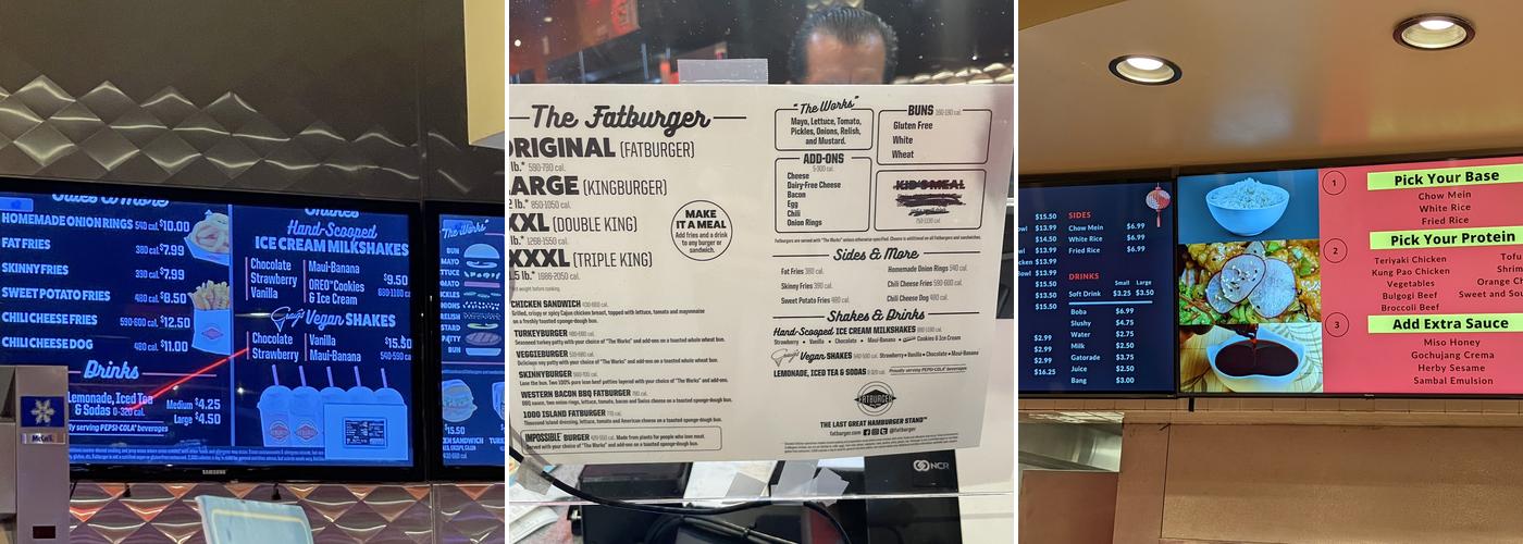 Fatburger Menu
