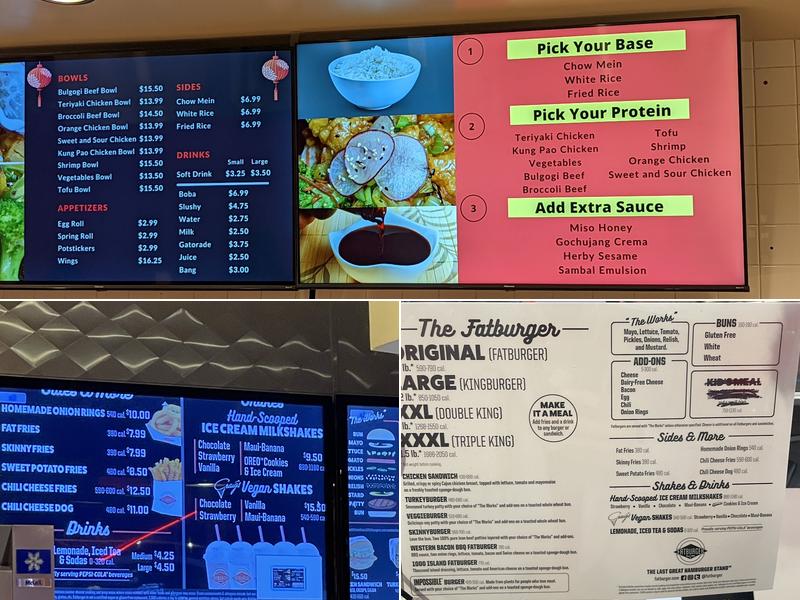 Fatburger Menu