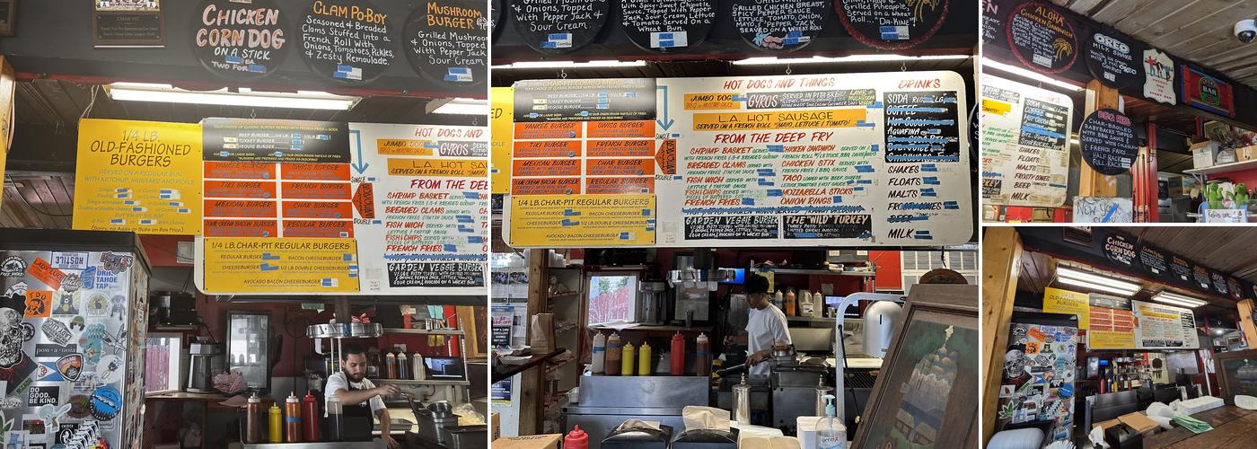 Char-Pit Menu