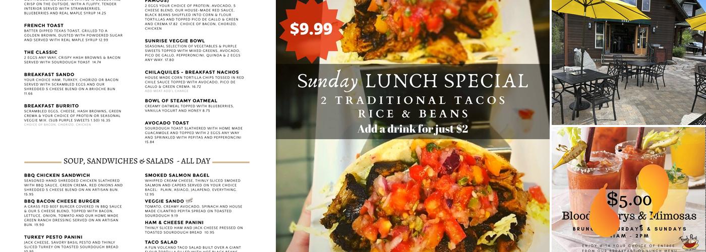 Freel Perk Cafe Menu