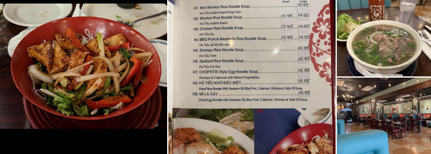 Pho Chopstix Menu