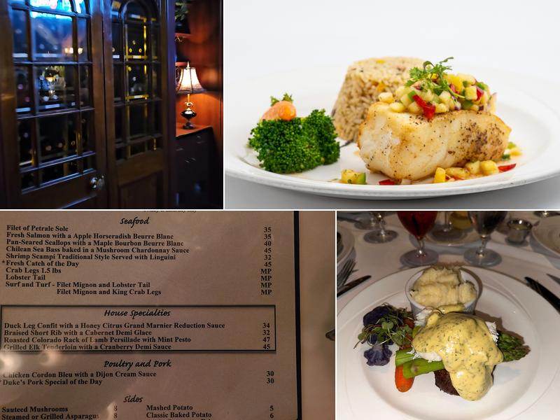 Duke's Steakhouse Menu