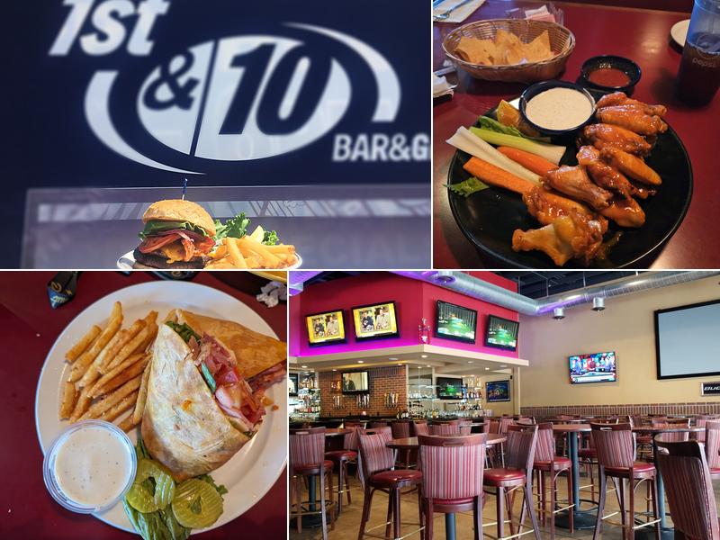 1st & 10 Bar and Grill Menu