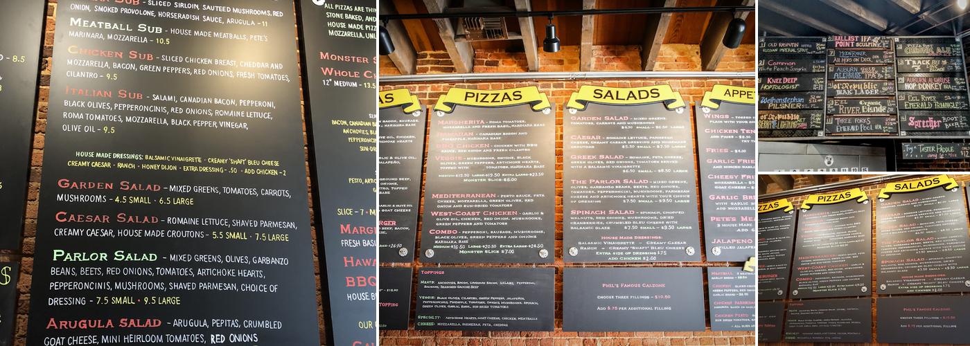 Pete's Pizza & Tap House Menu