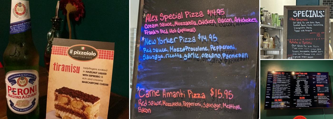 Il Pizzaiolo | Wood-Fired Pizza Menu