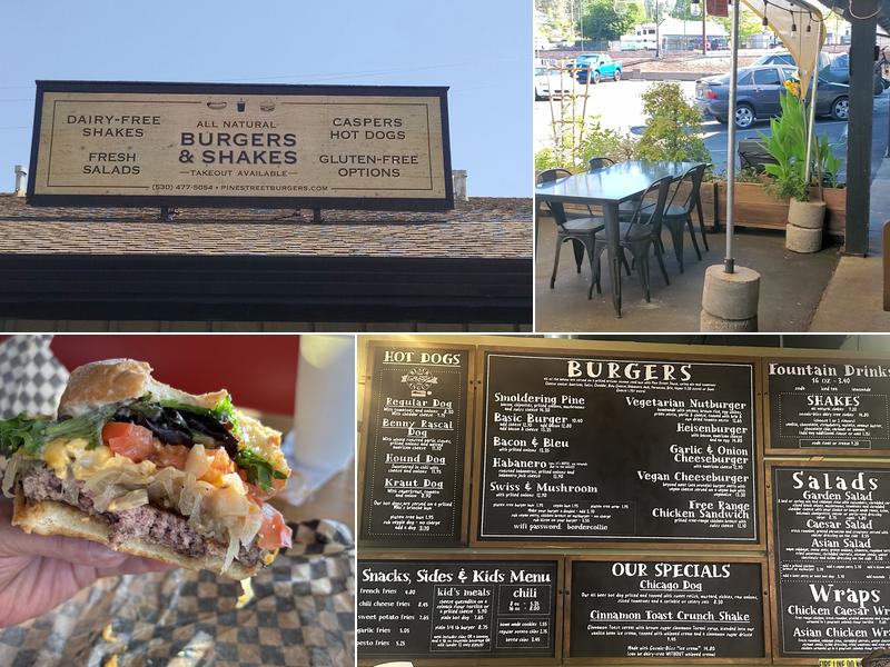 Pine Street Burgers Menu