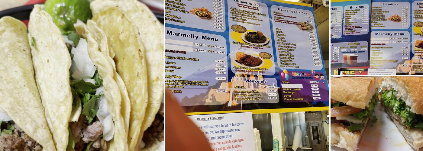 Marmelly Restaurant Menu