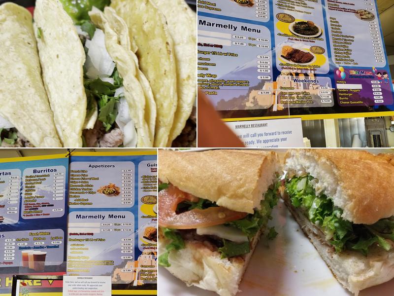 Marmelly Restaurant Menu
