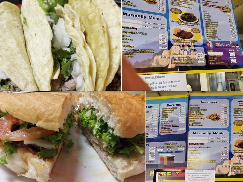 Marmelly Restaurant Menu