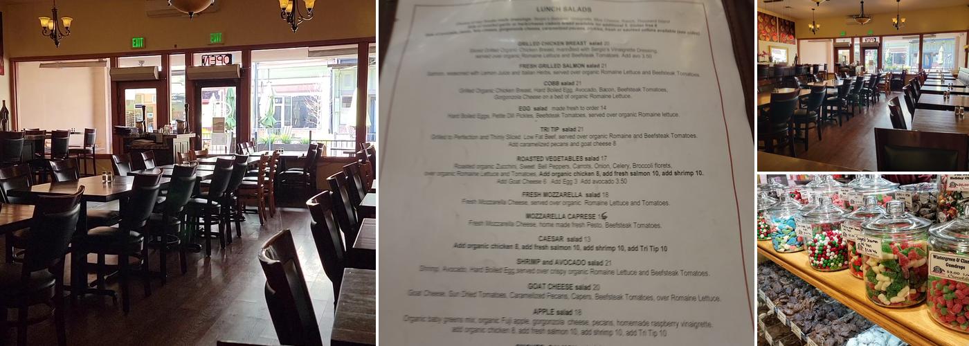 Sergio's Caffè Menu