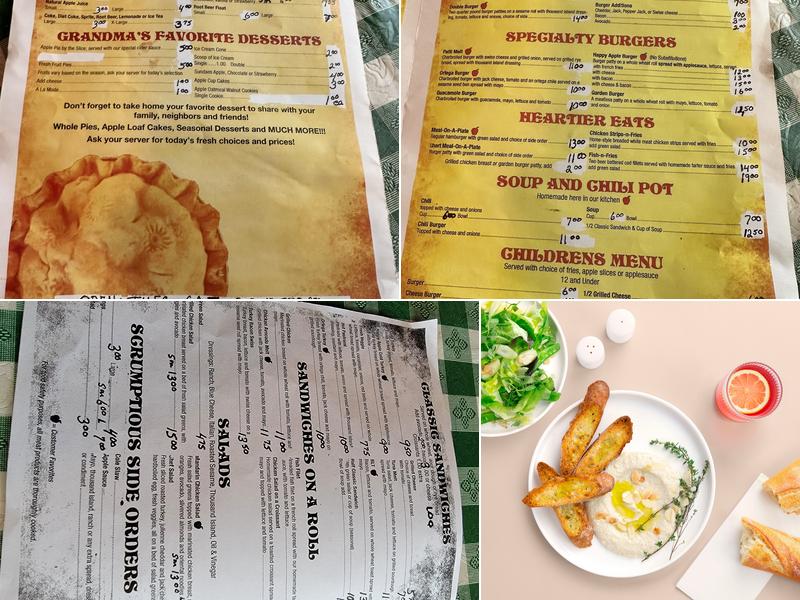 Happy Apple Kitchen Menu