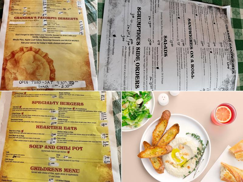 Happy Apple Kitchen Menu