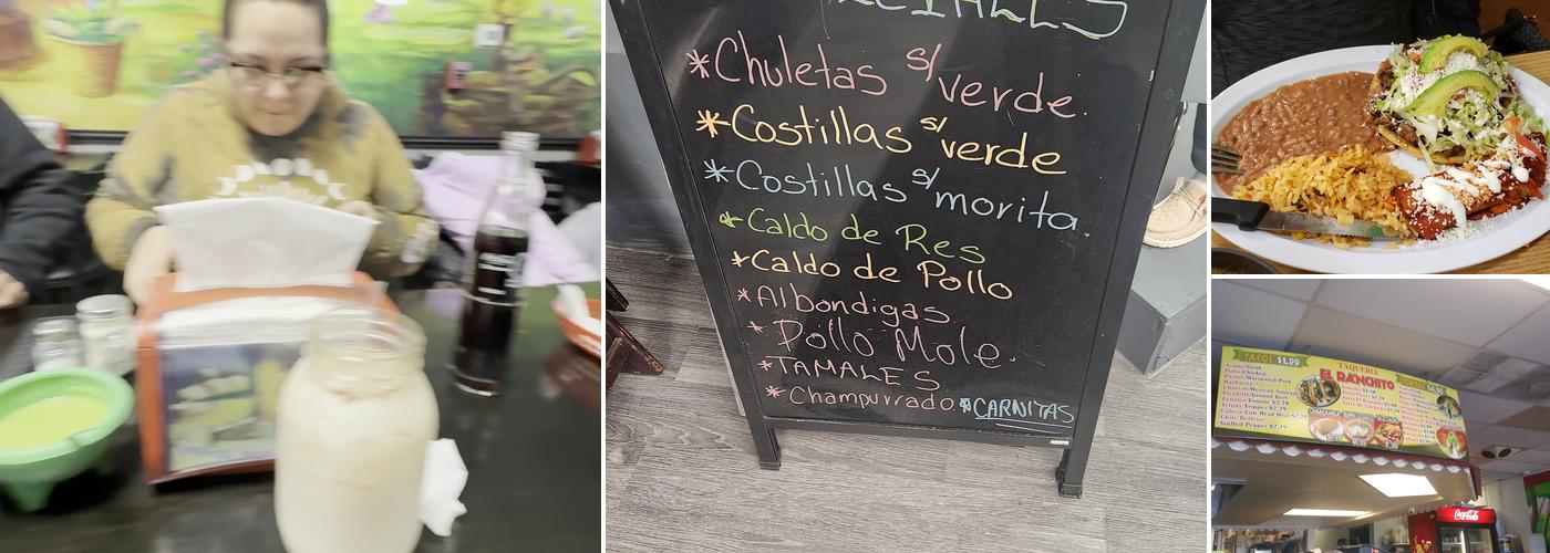 Taqueria Ranchito Menu