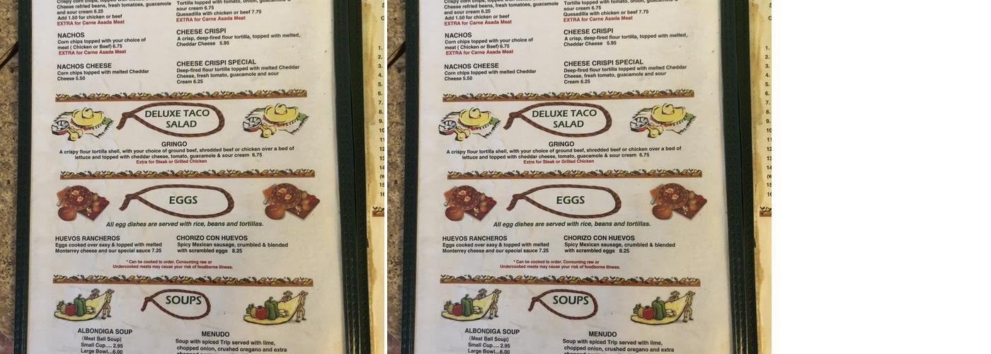 Los Compadres Restaurant Menu
