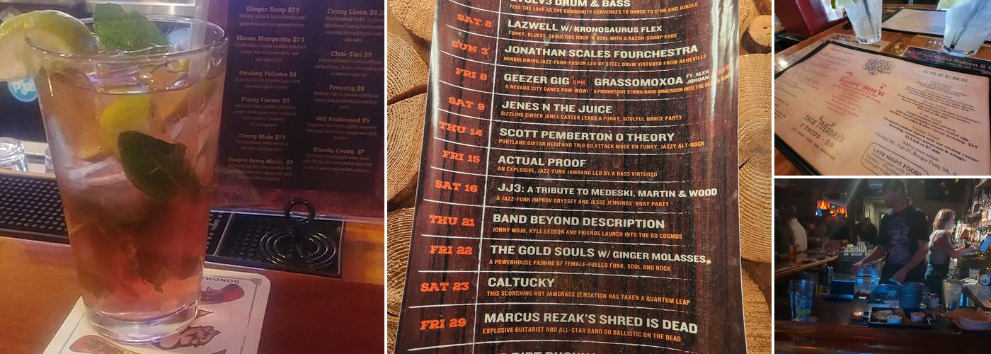 Crazy Horse Saloon & Grill Menu