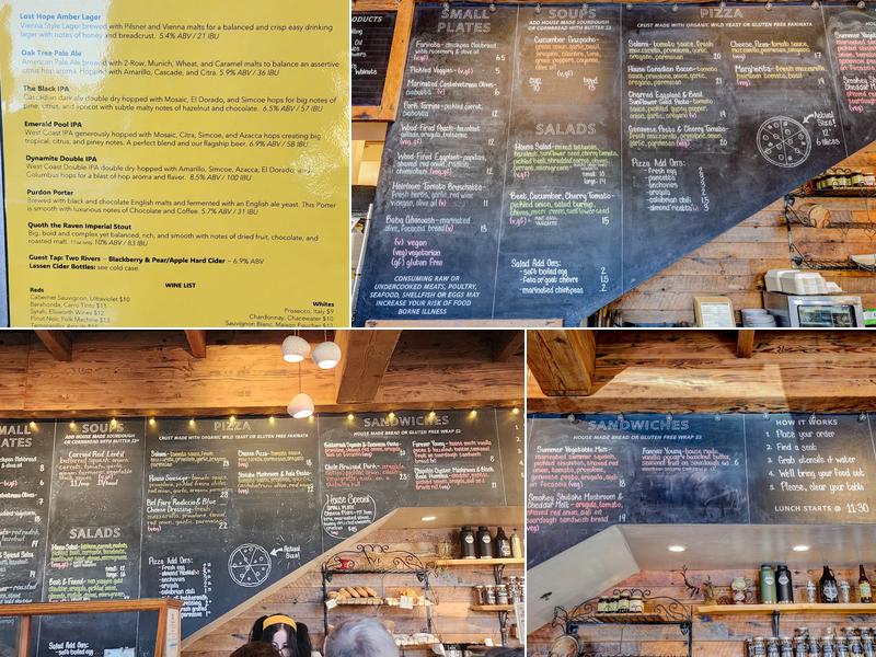 Three Forks Bakery & Brewing Co. Menu