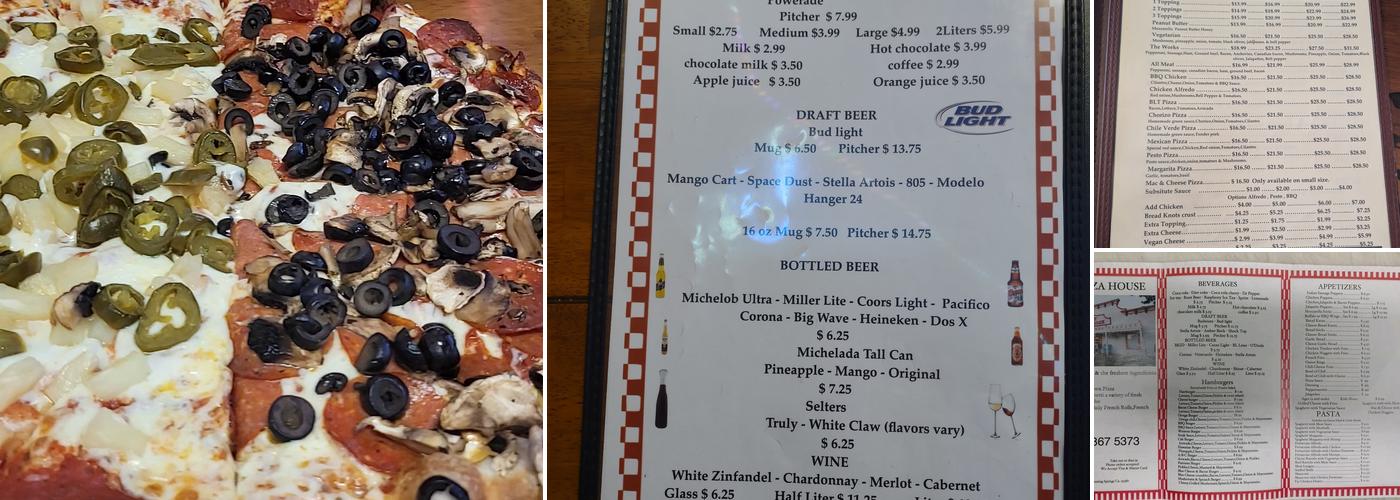 Neo's Pizza House Menu