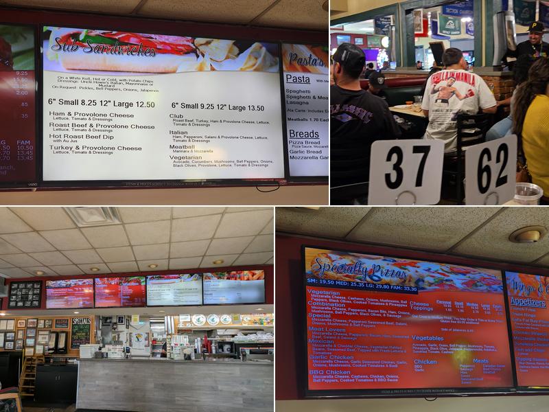 Uncle Howie's Pizza Menu