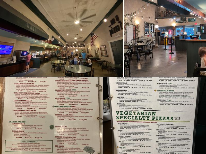 The Gourmet Pizza Shoppe Menu