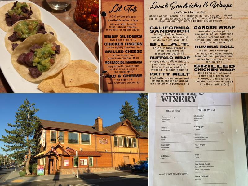 Nottinghams Restaurant Menu