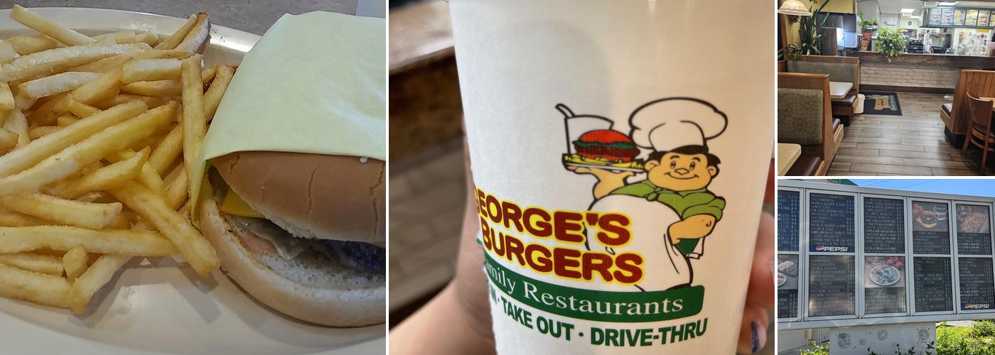George's Burgers Menu