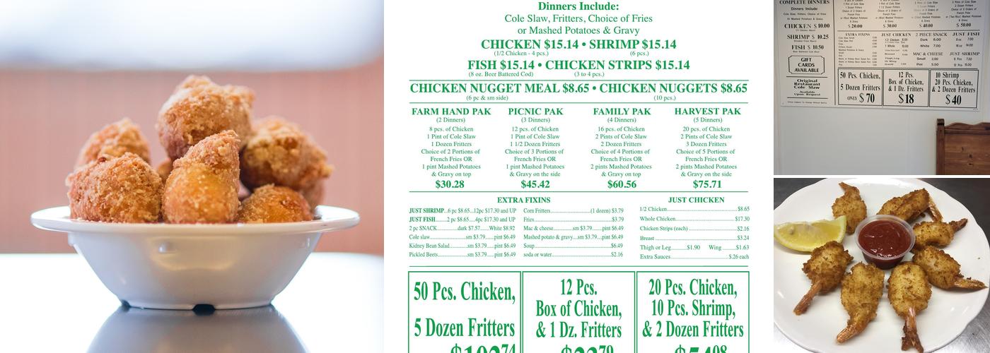 White Fence Farm Carry Out Menu