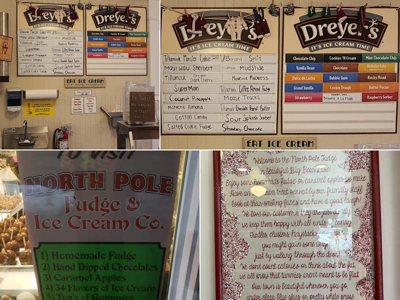 North Pole Fudge and Ice Cream Co Menu