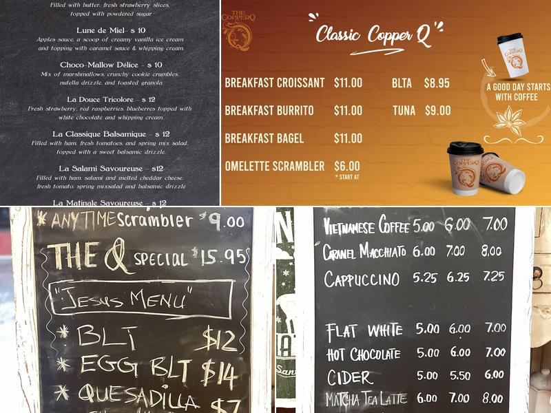 The Copper Q Menu