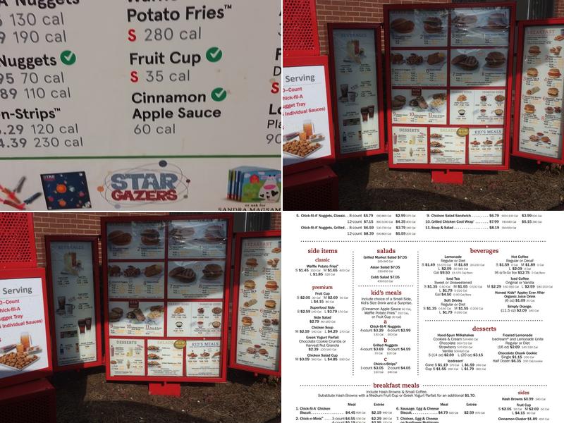Chick-fil-A Menu