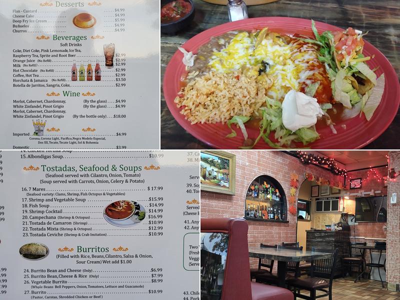 Nuevo Vallarta Grill Menu