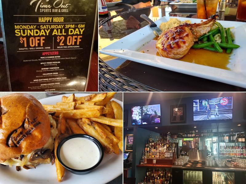 Time Out Sports Bar & Grill Menu