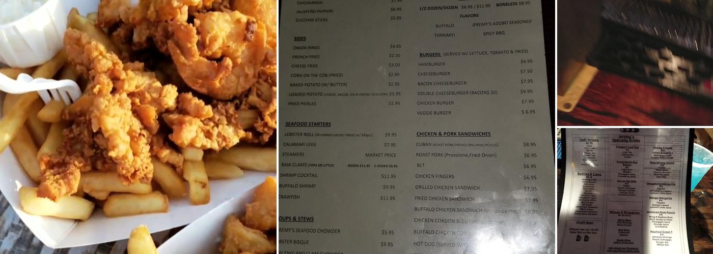 Jeremy's Ale House Freeport Menu