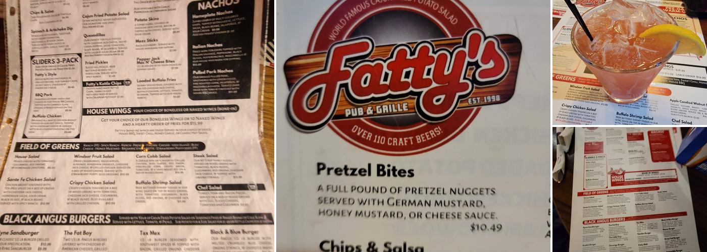 Fatty's Pub & Grille Menu